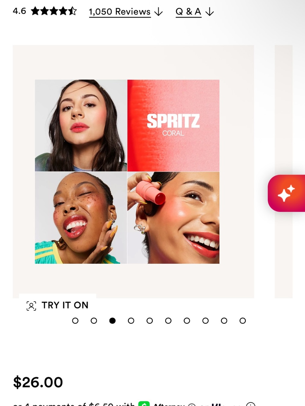 MILK lip + check jelly blush - spritz